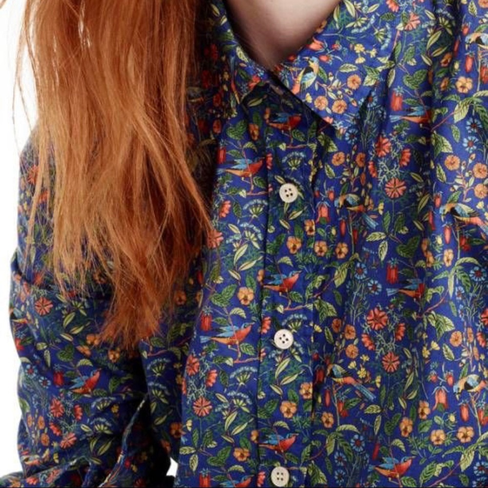 J Crew Liberty Catesby Perfect Shirt